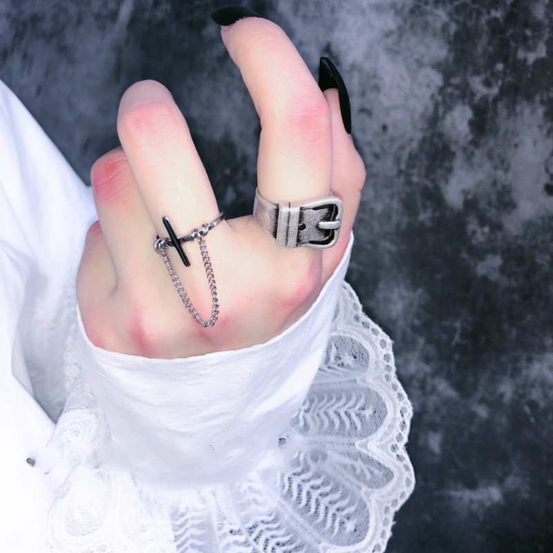 Cross Tassel Ring Korean Style Personality Retro