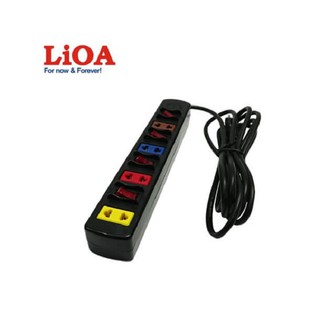 Ổ cắm 4SOF5 Lioa 4 ổ cắm 4 công tắc dây 5 mét