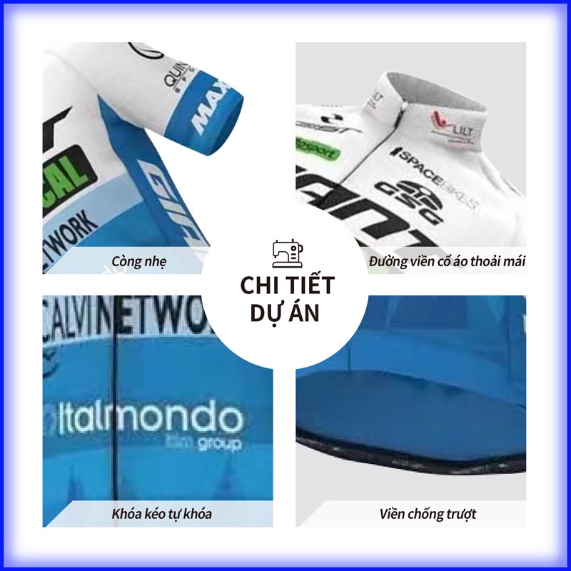 GIANT Bộ quần áo thể thao đi xe đạp thoáng khí nhanh khô thời trang