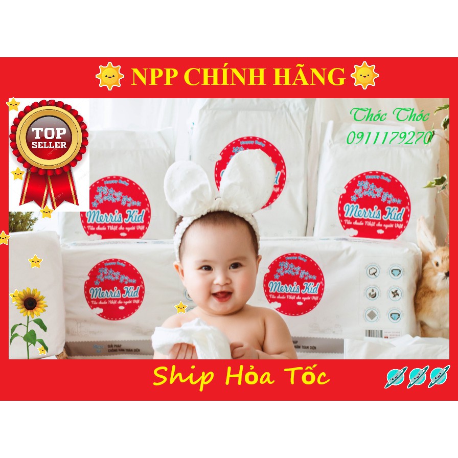 Bỉm dán Merries kid S50/M50/L50/XL50 bTT15