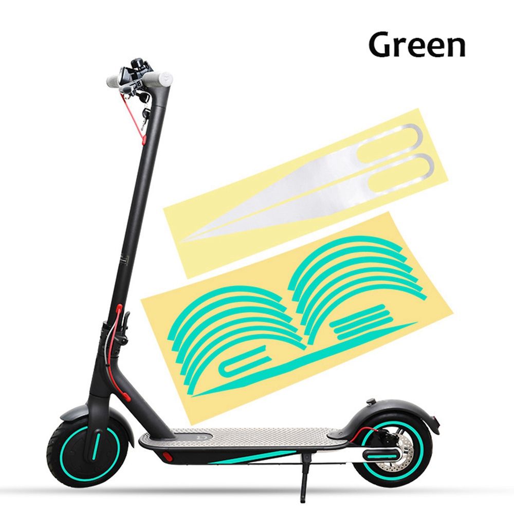 Đề can dán phản quang cảnh báo 6 màu chất lượng cao cho xe scooter điện