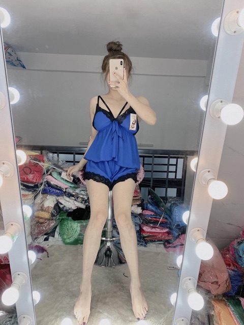 [Mã WA1606 giảm 15% đơn 99k] [SALE 30%] Đồ ngủ sexy voan dây ngực có mút | BigBuy360 - bigbuy360.vn