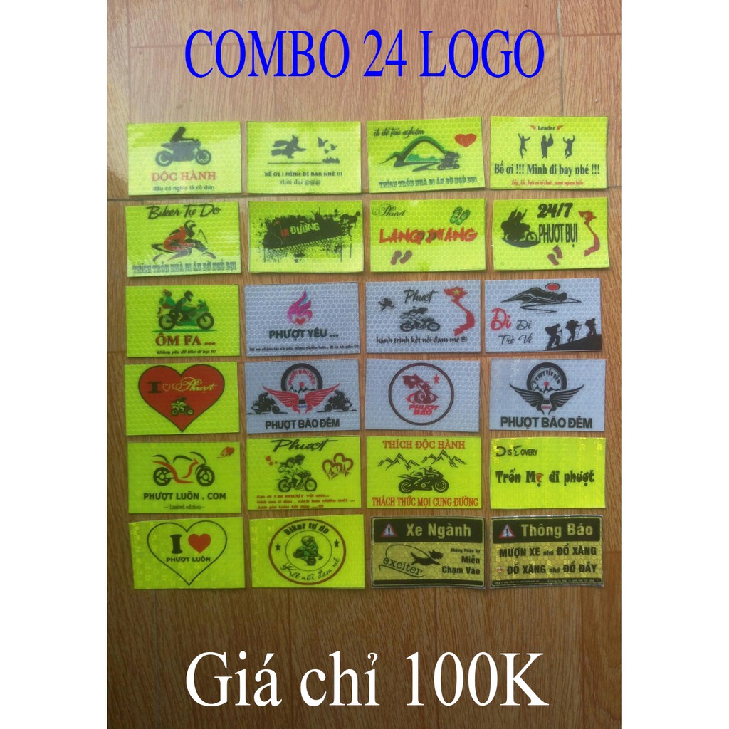 combo 24 logo phượt
