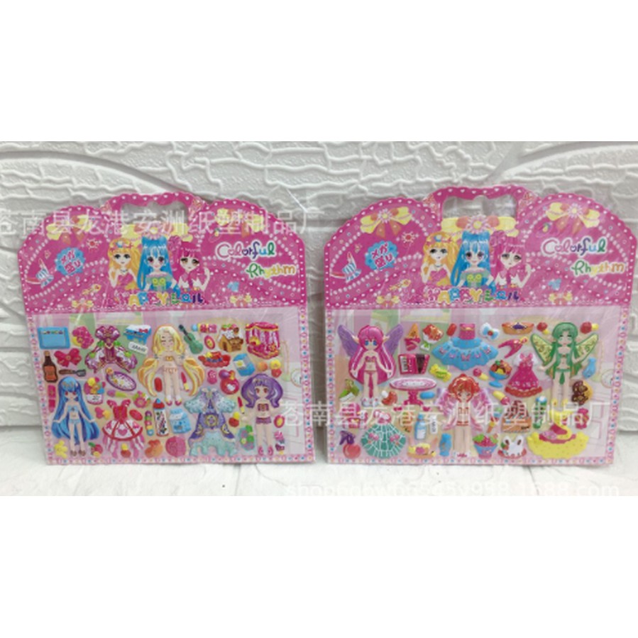 Sticker dán hình công chúa siêu đẹp