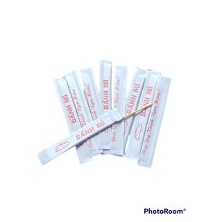 500 Tăm xỉa răng, tăm tre tiệt trùng Bánh mì có bao giấy -quannaocungcan