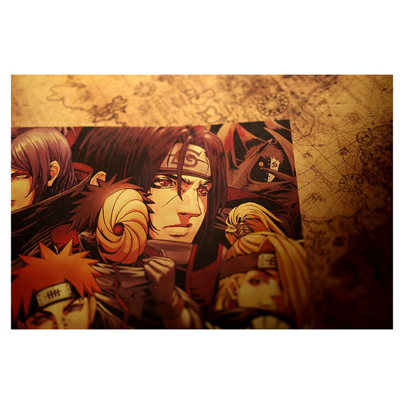Áp Phích Trang Trí Nội Thất Hoạt Hình Naruto