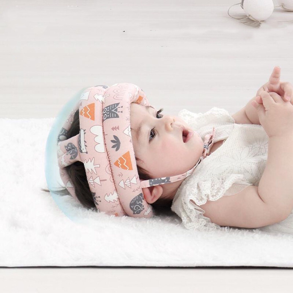Mũ nón bảo hiểm tập bò, tập đi cho bé 5-36 tháng bảo vệ đầu an toàn