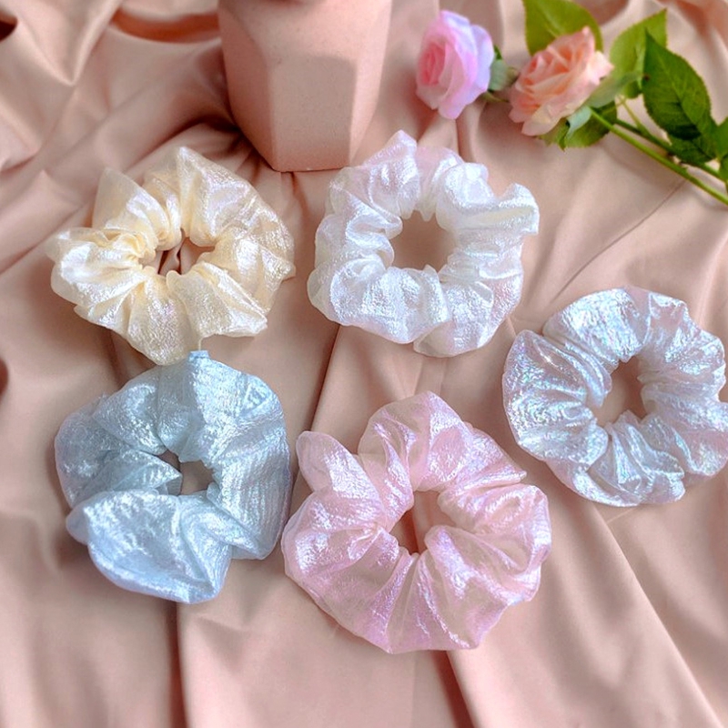 Dây buộc tóc MANYUE co dãn đơn giản thời trang cho nữ