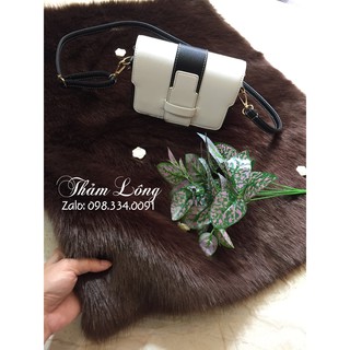 Thảm lông chụp ảnh màu nâu socola