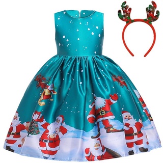 Oder váy noel kèm bờm bé gái