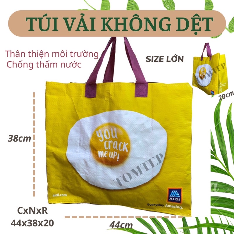 (TỔNG HỢP) Túi Vải Không Dệt- Thân Thiện Môi Trường- Chống Nước- Nhiều Size và Mẫu Mã