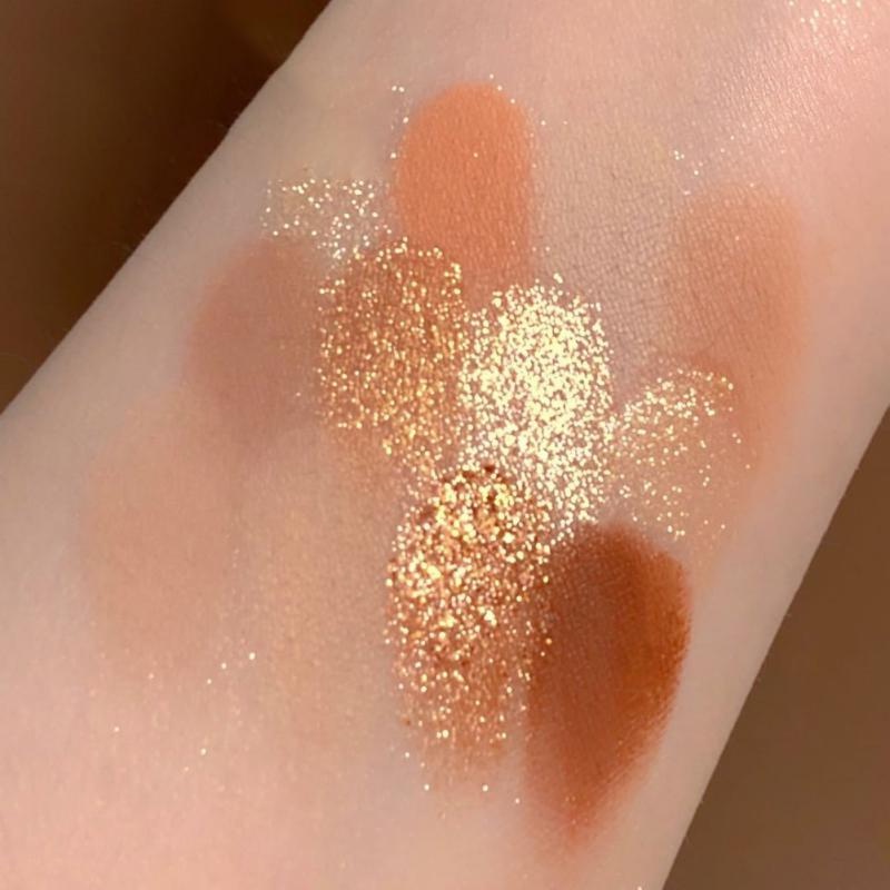 [Hàng mới về] Bảng phấn mắt MUGE LEEN 12 màu tông lì hiệu ứng ngọc trai trang điểm đẹp mắt