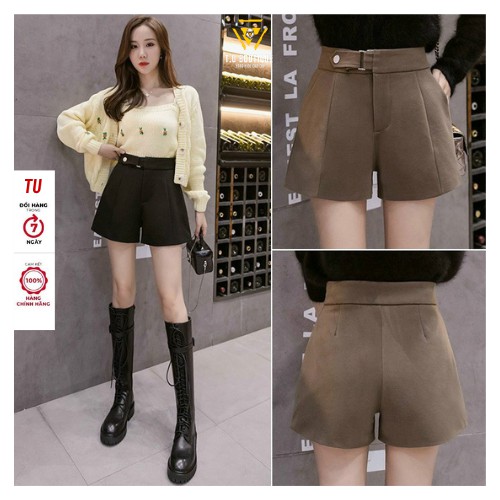 [Mã FAMAYWA giảm 10K đơn 50K] Quần Sooc Nữ,Quần Đùi Cạp Cao Chất Liệu Vải Tuyết Mưa - Đủ Size Từ 40 - 70kg ( S01 ) | BigBuy360 - bigbuy360.vn