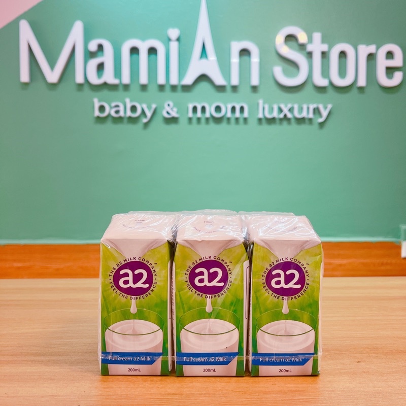 Sữa tươi A2 fullcream 200ml lốc 6 hộp
