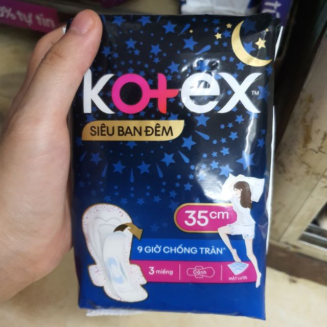 Băng vệ sinh Kotex đêm 35 cm