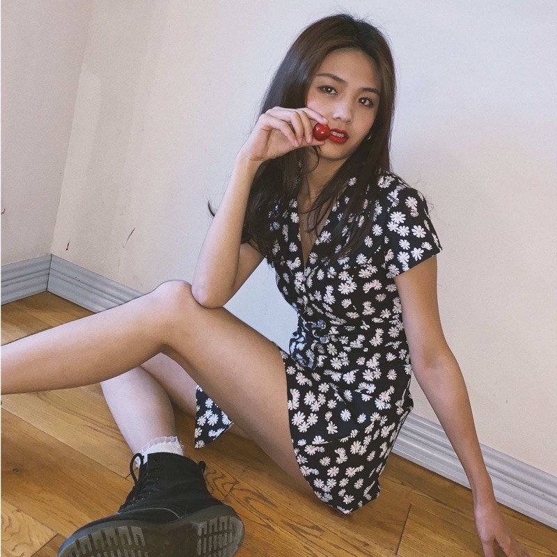 ĐẦM HOA CÚC CỔ DANTON - DAISY7 DRESS
