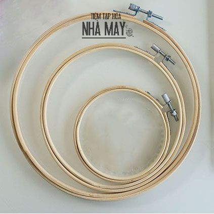Combo 3 khung thêu tre Tiệm tạp hóa nhà May 10-15-20cm