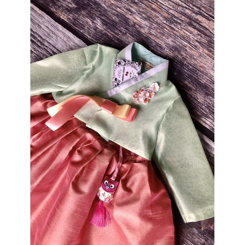 Hanbok áo xanh