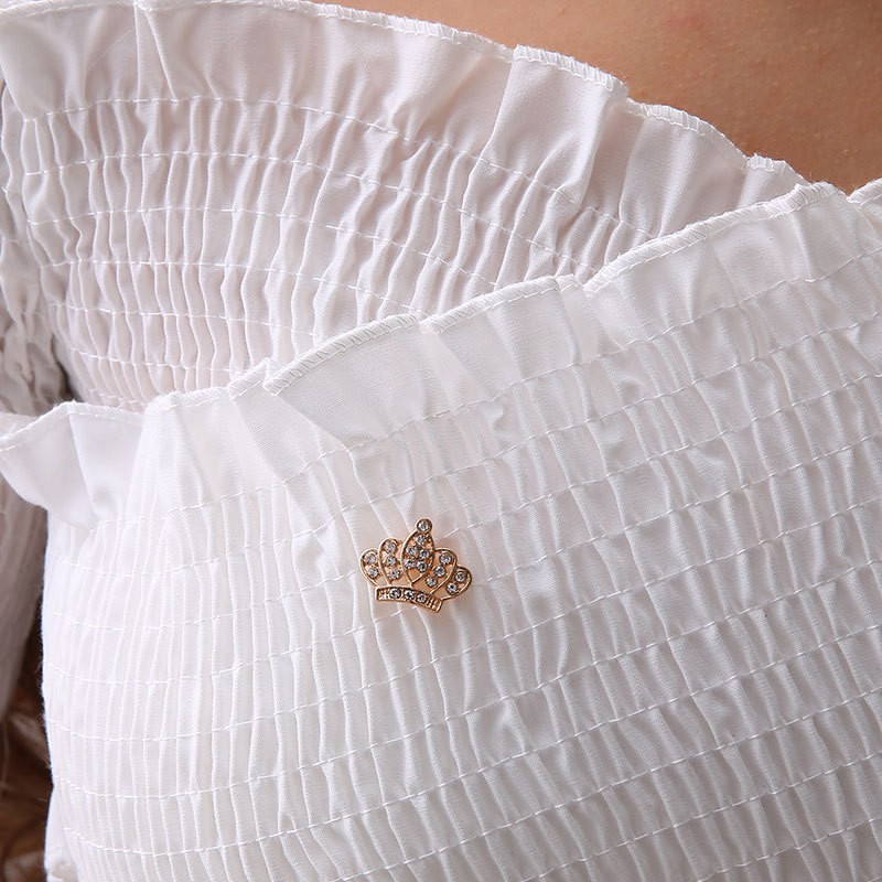 Trâm cài áo thiết kế hình vương miện đính đá thời trang sang trọng