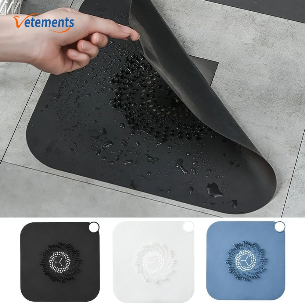 Tấm lọc cống thoát nước chặn tóc/rác chống mùi tiện dụng cho phòng bếp/phòng tắm
