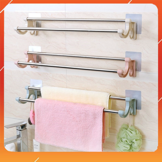 GIÁ TREO KHĂN NHÀ TẮM GẮN TƯỜNG INOX.