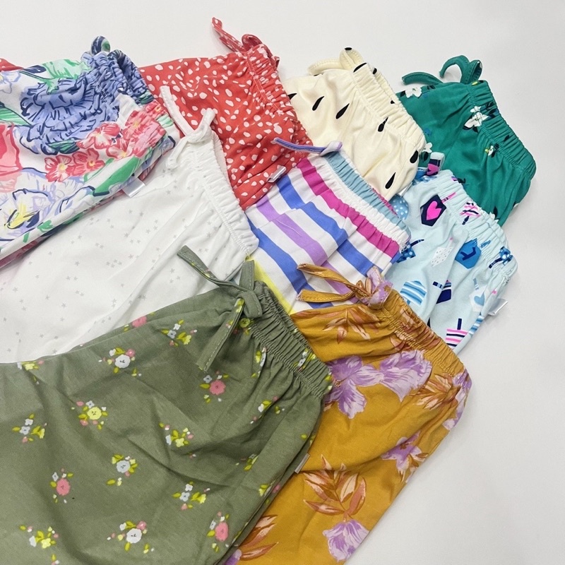 Quần dài cotton cho bé gái Mysu kids thun cotton họa tiết mềm mát từ 10-27kg