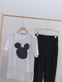 [Xả hàng] Set áo giấy mickey + quần bomber