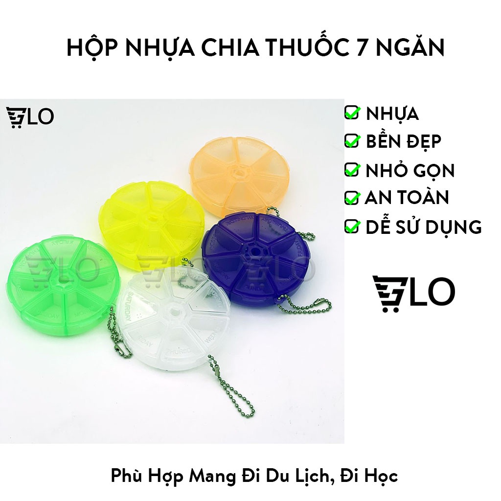 Hộp Nhựa Chia Thuốc 7 Ngăn