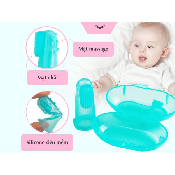 Bàn Chải Ngón, Rơ Lưỡi Summer Infant - Ảnh Chụp Thật