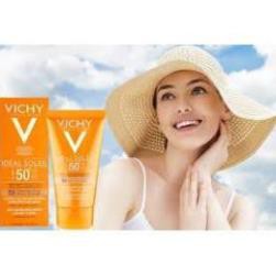 Kem Chống Nắng Vichy Emusion SPF50 Fluid Dry Touch - Không nhờn rít, không màu - 50ml