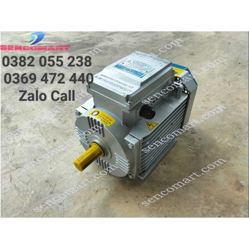 Mô tơ động cơ điện 1 pha 220V chính hãng TOÀN PHÁT 3kw  tốc chậm 1400v/p, dây đồng 100%, trục 24mm