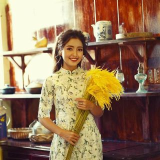 Bông Lúa Giả decor -  Cành lúa vàng trĩu bông nhiều kích thước.