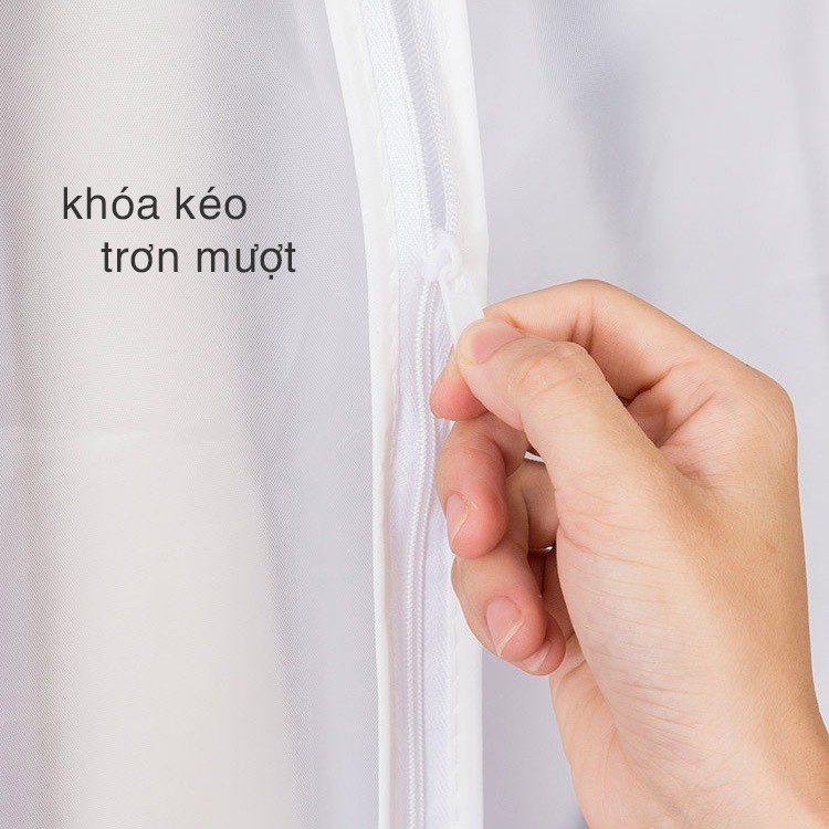 Túi Bọc Quần Áo Treo Tủ Đồ, Túi Trùm Quần Áo Chống Bụi Chống Thấm