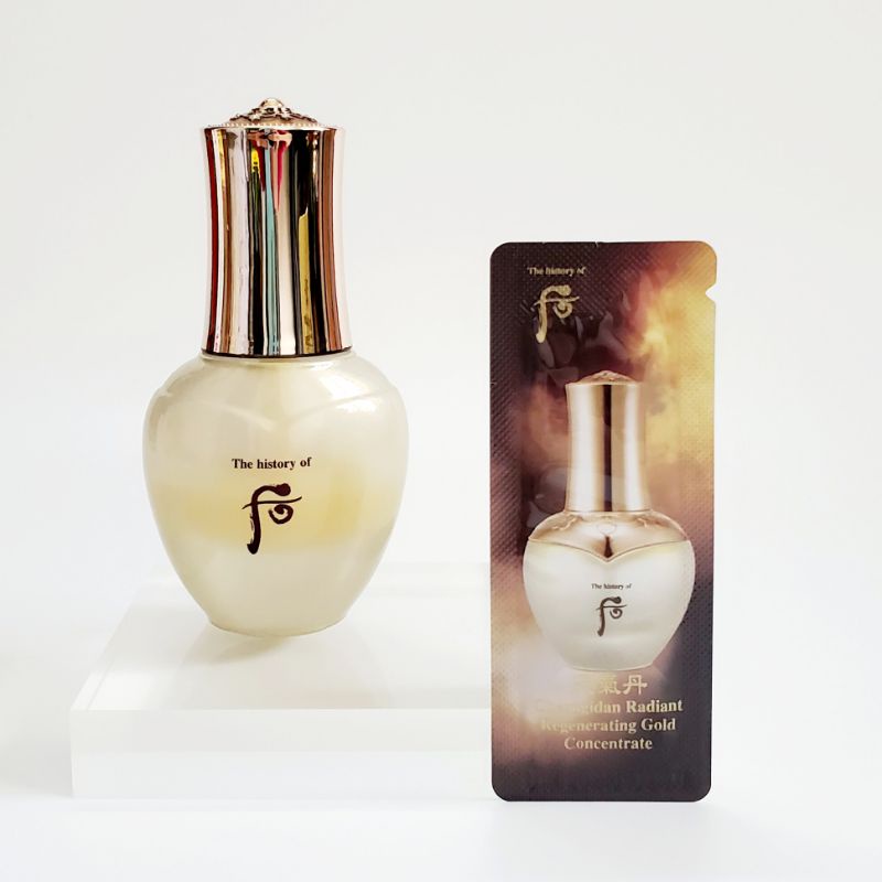 Gói tinh chất vàng sâm núi Whoo Cheongidan Radiant Regenerating Gold Concentrate