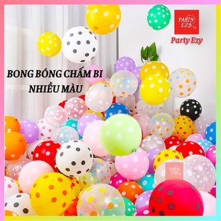 Set 5 Bong Bóng Chấm Bi đủ màu,Chấm Bi trong suốt
