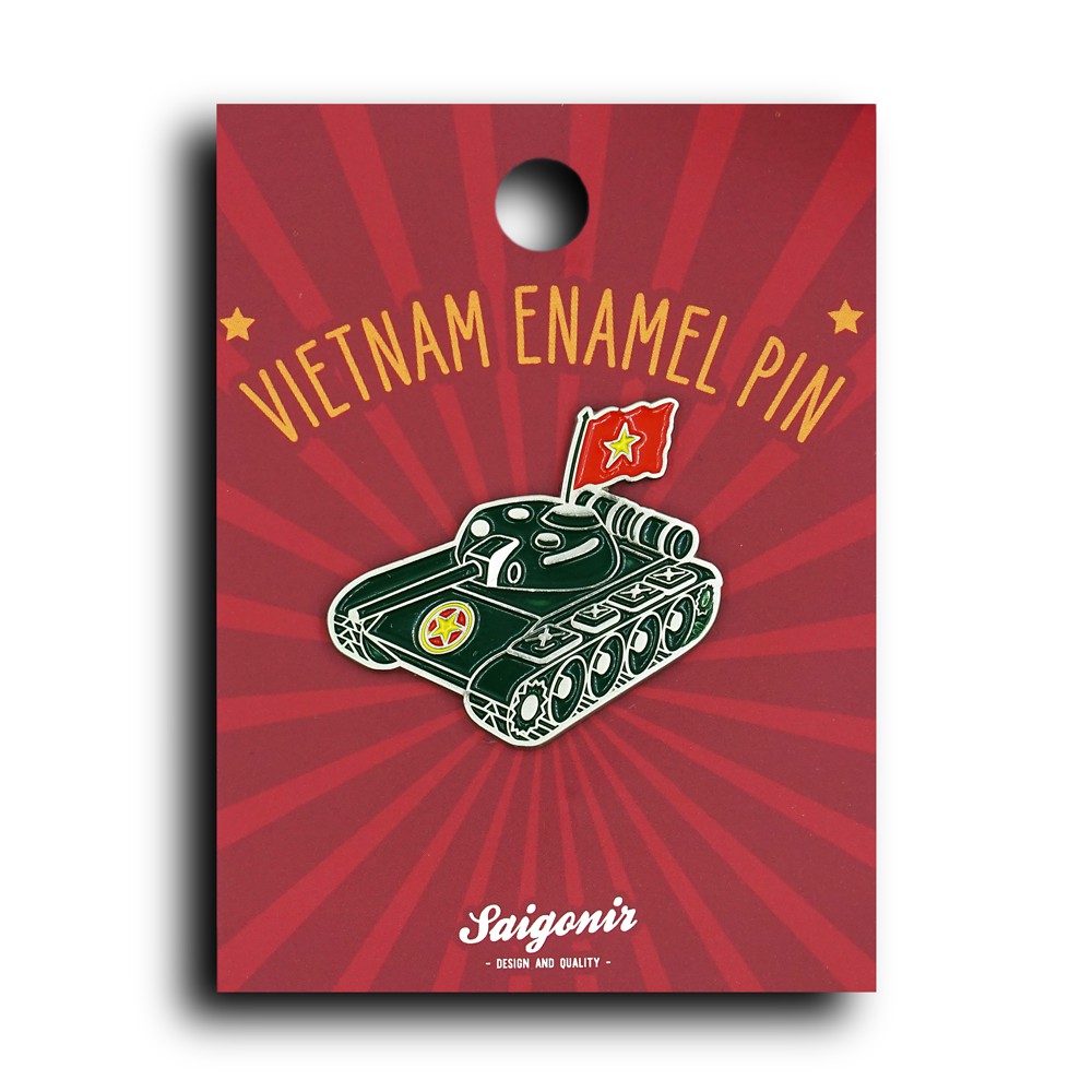 Pin Cài Áo Xe Tăng Saigonir-Huy Hiệu-Ghim Cài Áo, Mũ, Balo, Túi Xách-Enamel Pin-Vietnam Souvenir-Quà Lưu Niệm Việt Nam