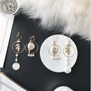 Hoa Tai Nữ Kiểu Dáng Không Đối Xứng Phong Cách Hàn Quốc