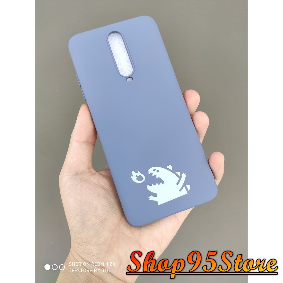Ốp chống bẩn cao cấp logo khủng long Redmi K40 / K40 pro / F3 K30 K20 / k20 pro K30 pro / k30 ultra
