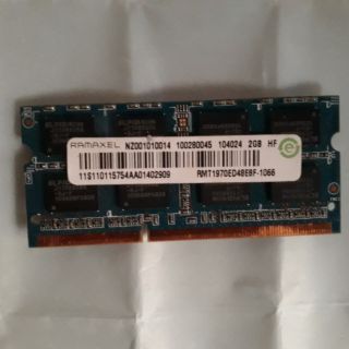 Ram Laptop 2GB DDR3 BUS 1066-hãng GAMAXEL