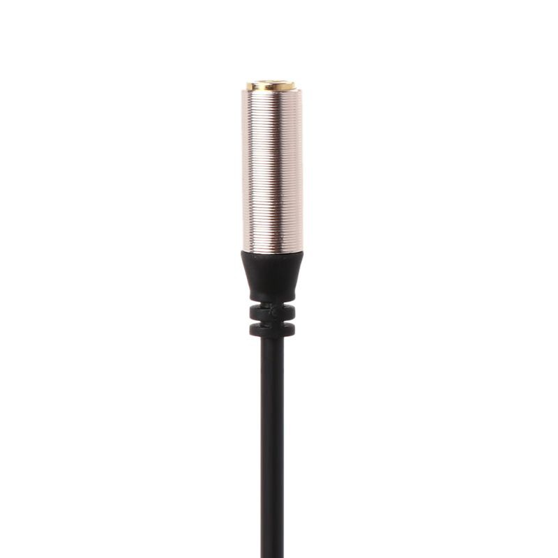 Cáp mở rộng âm thanh 90 độ 4 cực 3.5mm đầu cắm sang lỗ cắm cho Samsung IOS