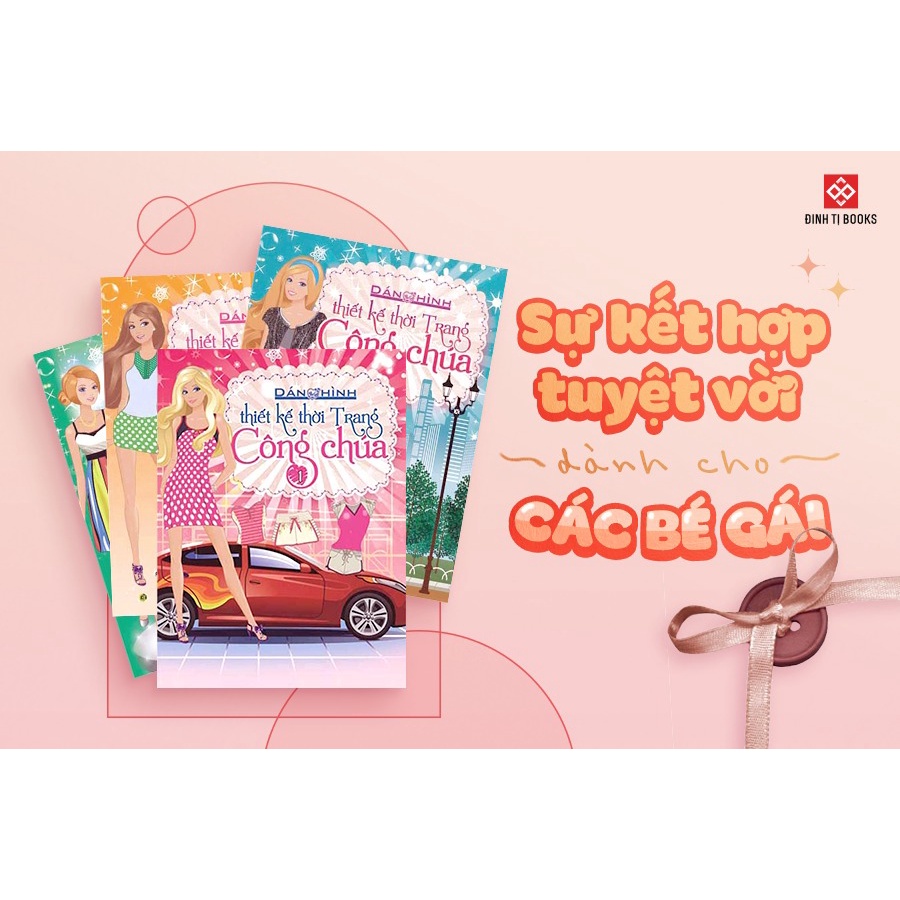 SÁCH - Dán hình thiết kế thời trang công chúa tập 3