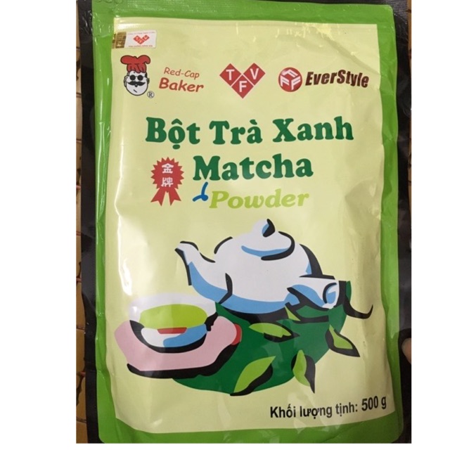 20g Bột trà xanh Matcha Đài Loan loại 1, hãng Red Cap