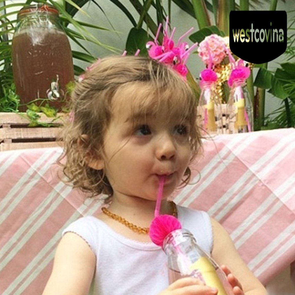 [Hot]☀ Bộ 50 Ống Hút Uống Cocktail Có Thể Uốn Cong