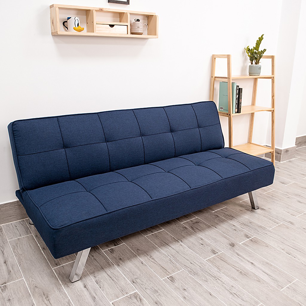 Ghế Sofa Giường Gỗ Đơn Thông Minh Gía Rẻ GUSAN Bed kéo nằm ngủ chân sắt