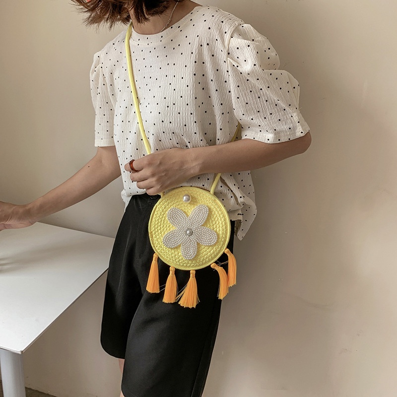 Túi Đeo Vai Dệt Thời Trang Mùa Hè Hàn Quốc 2021