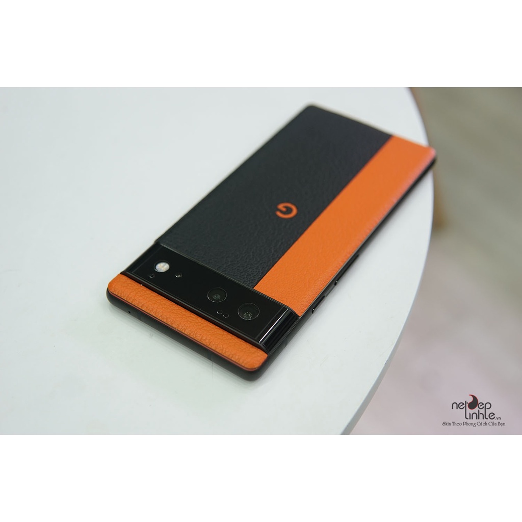 Ốp dán da điện thoai Google Pixel 6/ 6Pro  – Da Bò Thật 100% - Chính Hãng Nét Đẹp Tinh Tế