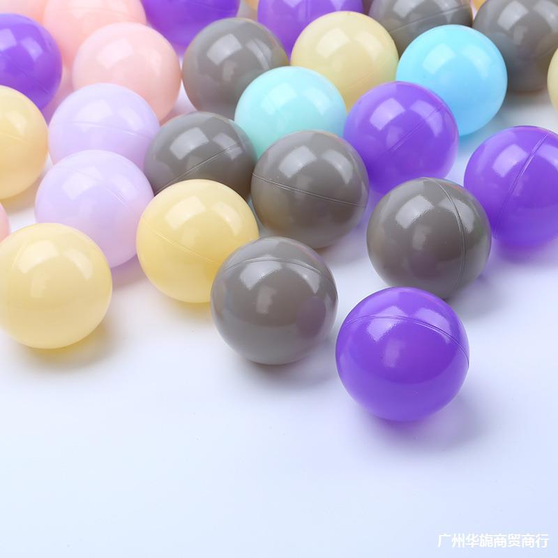 100 Quả Bóng Nhựa Đồ Chơi Cho Bé Loại Căng Dày Dặn Đa Sắc - Seven_mart