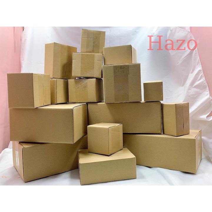 Hộp Carton Giấy Đóng Gói Hàng Nhiều Size Cỡ Nhỏ, Thùng Carton Đầy Đủ Kích Thước Giá Rẻ