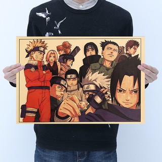 Poster trang trí in hình Naruto