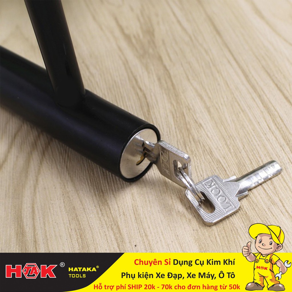 Khóa Chữ U Cho Xe Đạp, Xe Máy Kiểu 2 FXE1115 (Giao Màu Ngẫu Nhiên)